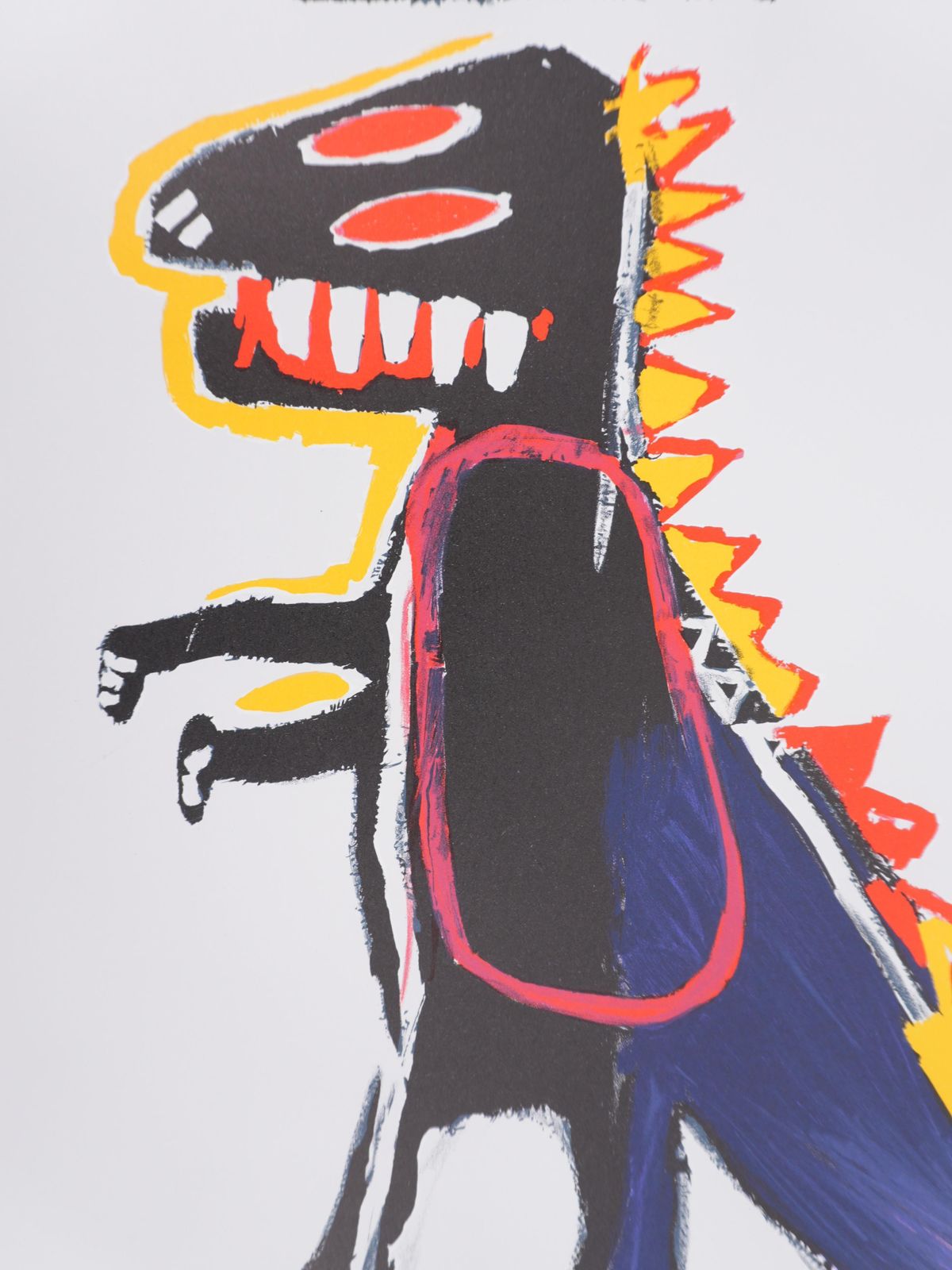 Jean Michel Basquiatcrowned T Rex (Pez Dispenser)   Lithograph, 19971997 photo 797.0