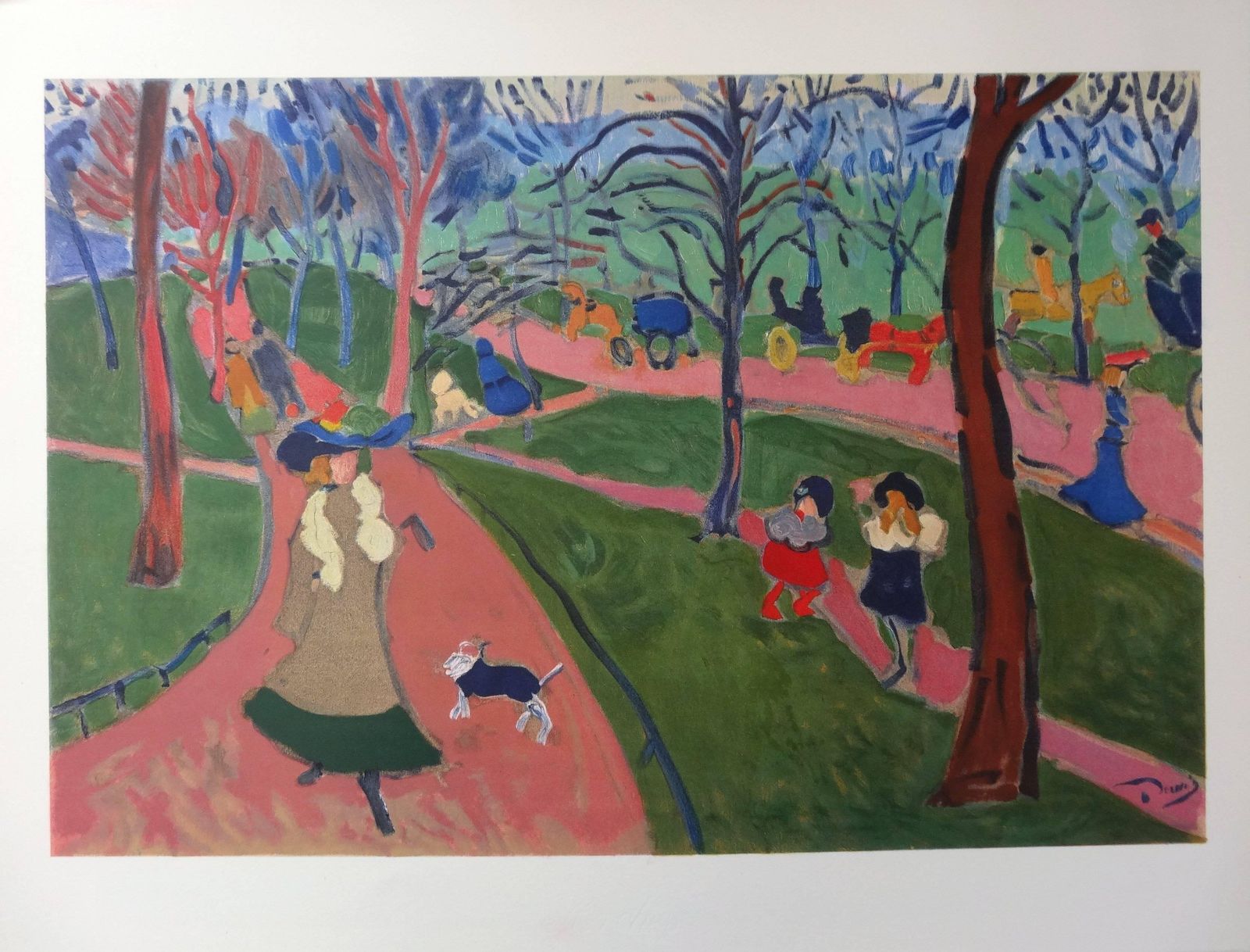 London : Hyde Park   Lithograph (Mourlot), 19721972