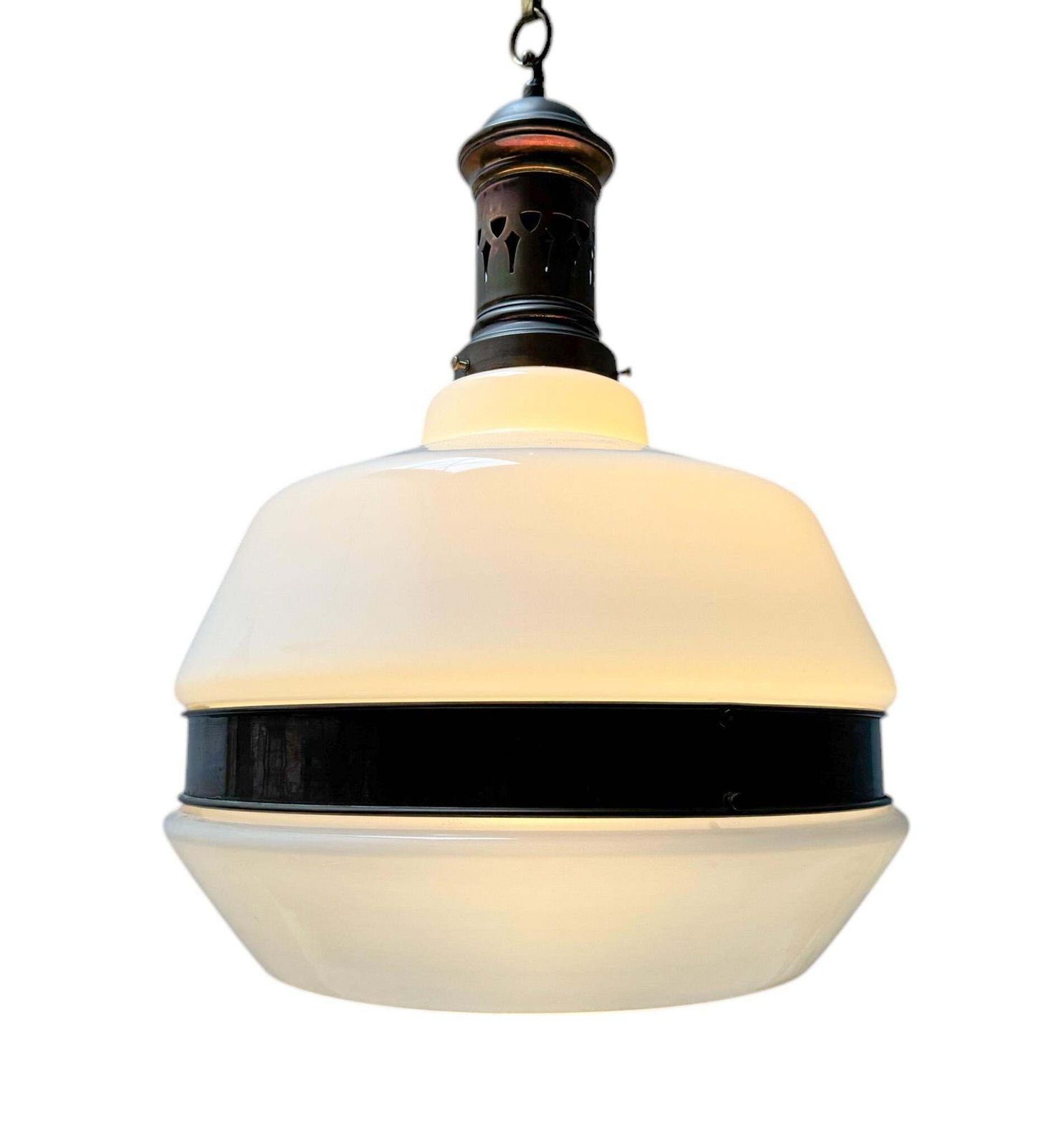 Arts & Crafts Extra Large Pendant In The Style Of Peter Behrens, 1900s photo for sale