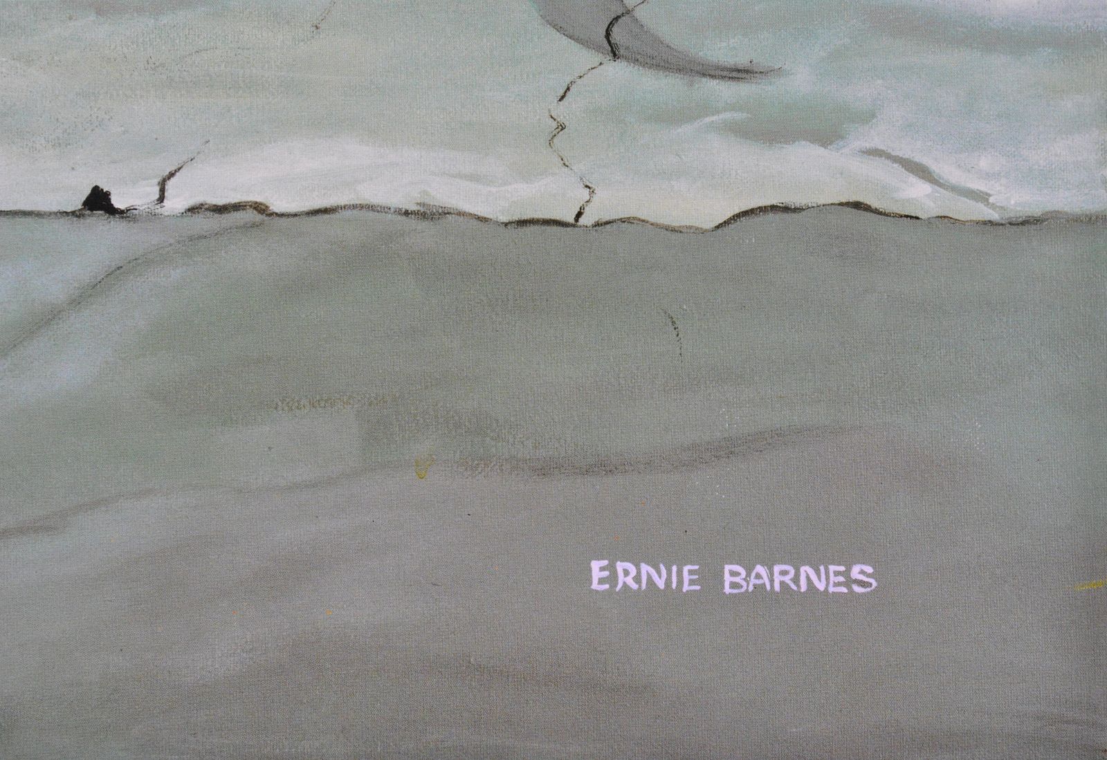 Ernie Barnesmusic   The Drum Major   Original Screen Print2003 photo Art