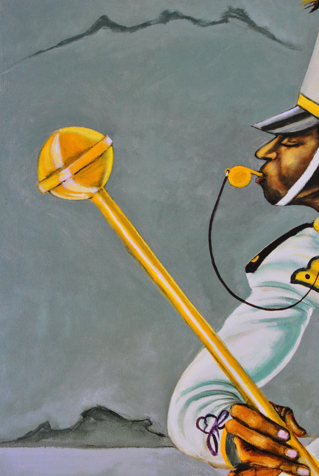 Ernie Barnesmusic   The Drum Major   Original Screen Print2003 photo buy