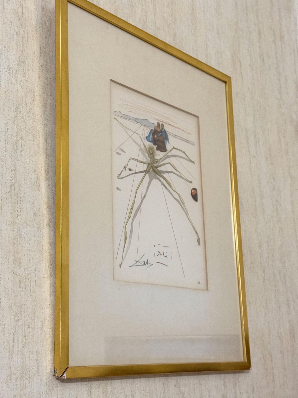 photo for sale Salvador Dalí Leaving The Level Of Anger (Purgatory: Canto 17) Signed