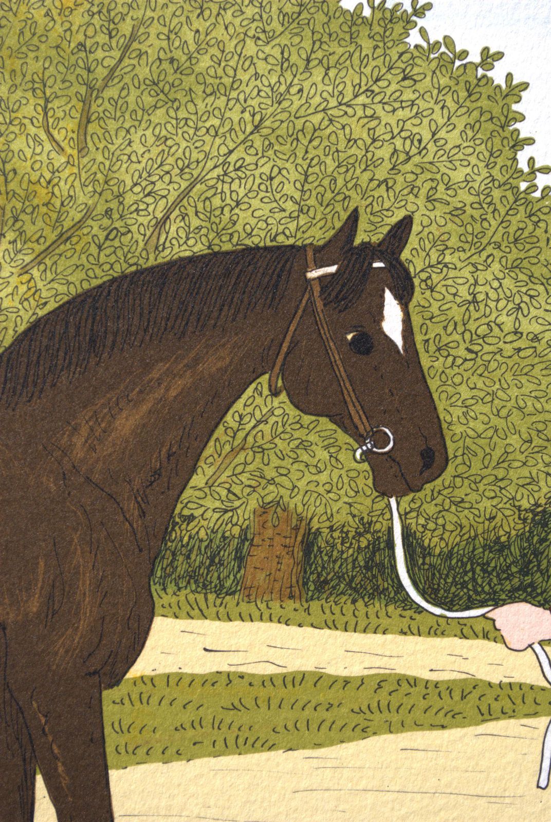Vincent Haddelseyhorse : The Heel   Original Lithograph, Handsigned & Ltd /1001974 photo vintage