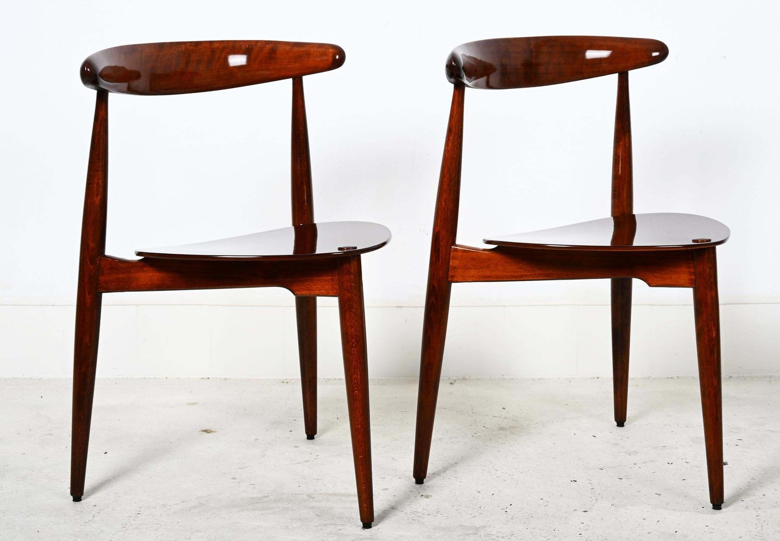Pair Of Hans J. Wegner Chair Fh 4103 Heart Chair photo 2590.0