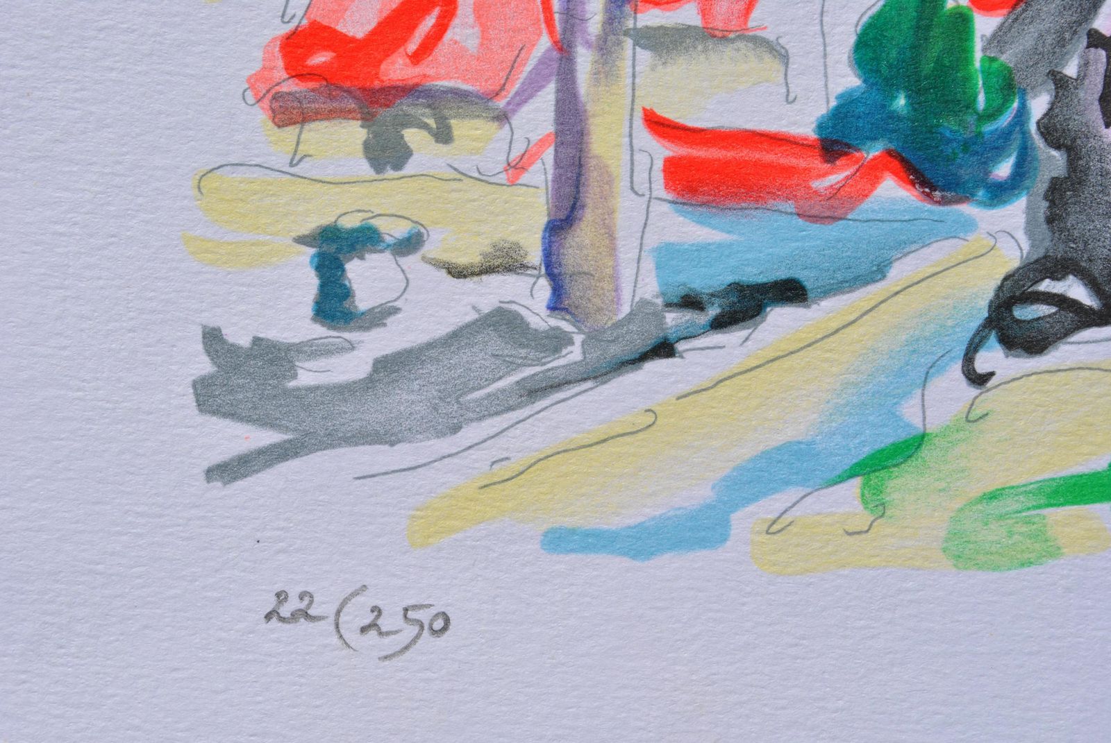 Oliver Zladkuriviera : Saint Tropez Village   Original Lithograph, Handsigned & Ltd /2501982 photo Art