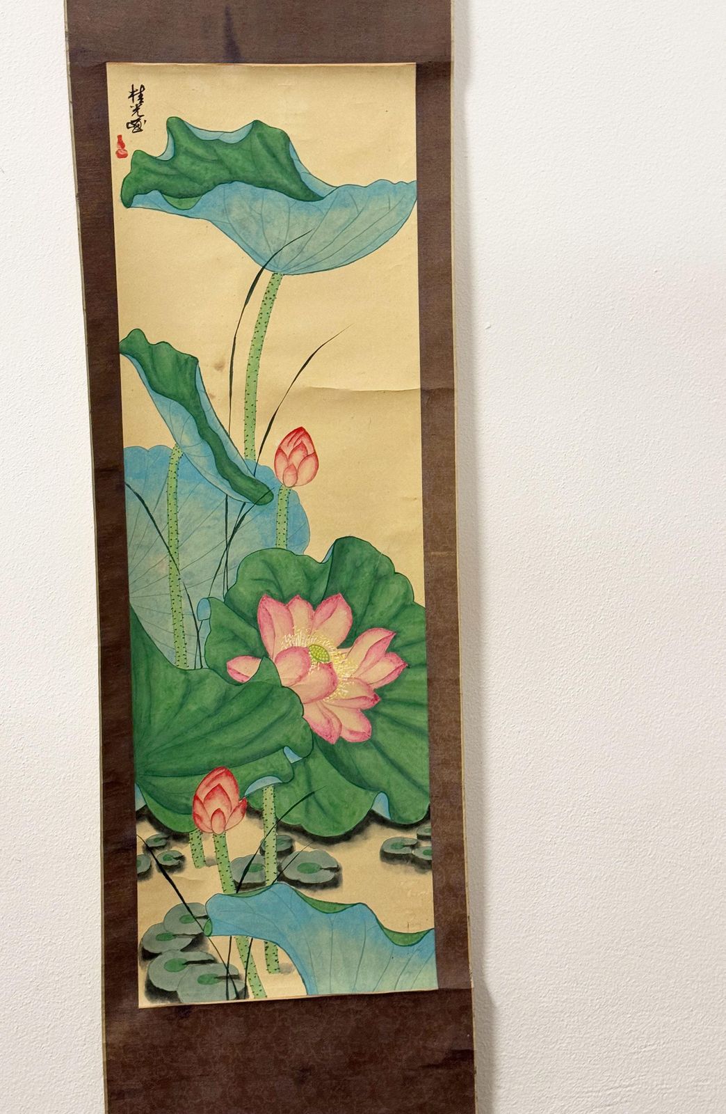 photo vinterior Set Of Two Chinese Scroll Painting