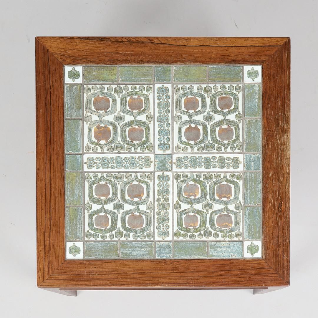 Side Table Severin Hansen For Haslev Møbelsnedkeri With Royal Copenhagen Tiles photo Furniture