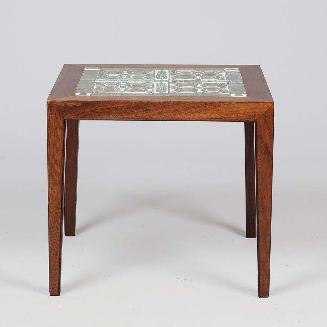 Side Table Severin Hansen For Haslev Møbelsnedkeri With Royal Copenhagen Tiles photo 1112.0