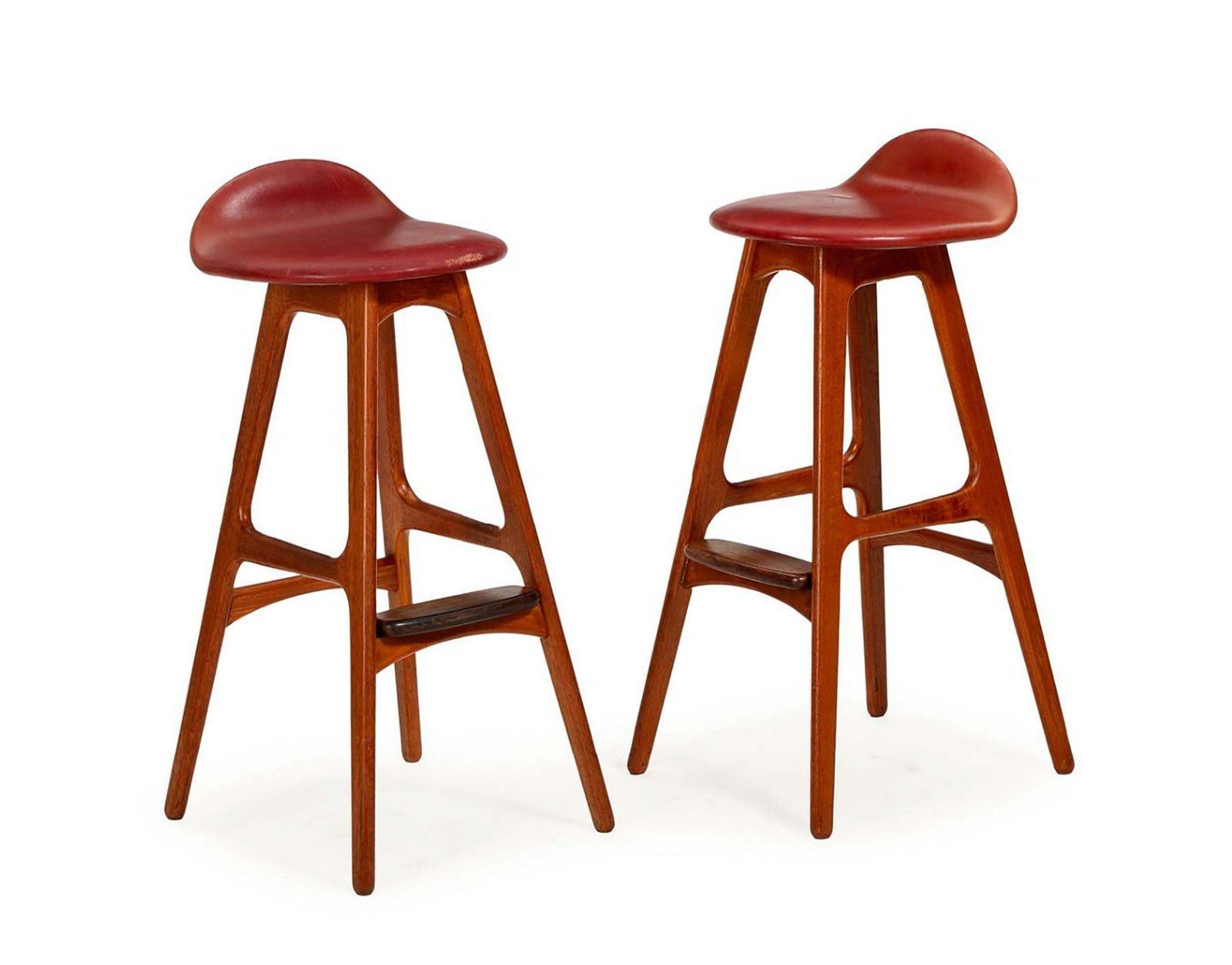A Pair Of Erik Buck Od61 Bar Stools photo furniture