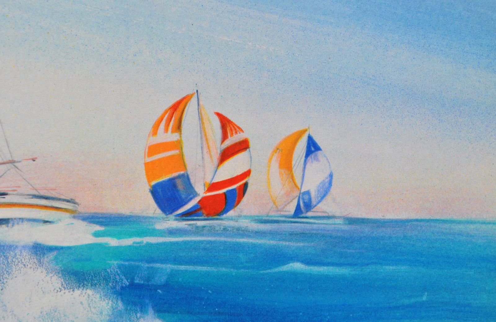 Stanley Spencersailing : The Race   Original Lithograph, Handsigned & Ltd /1501982 photo vinterior
