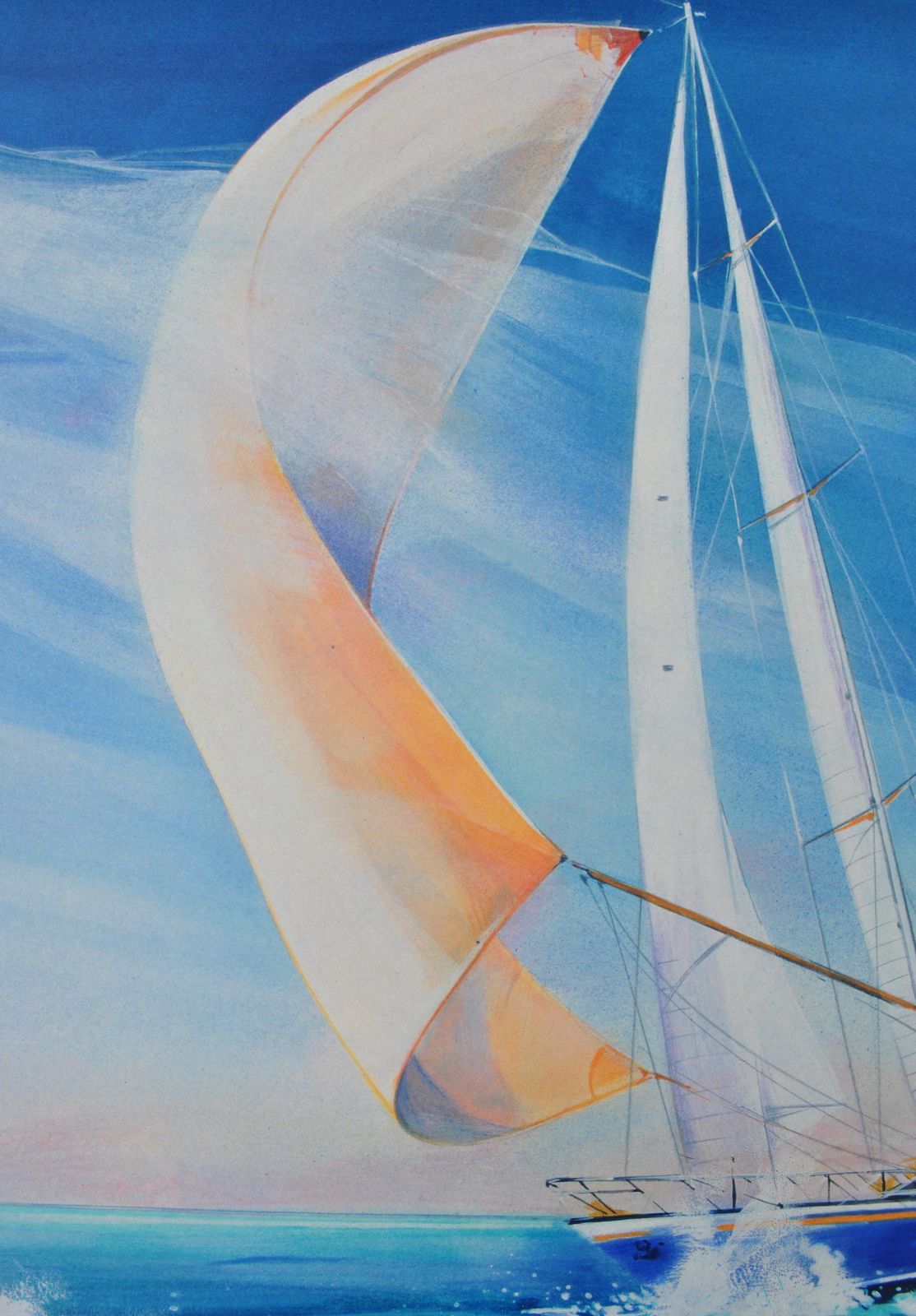 photo furniture Stanley Spencersailing : The Race   Original Lithograph, Handsigned & Ltd /1501982