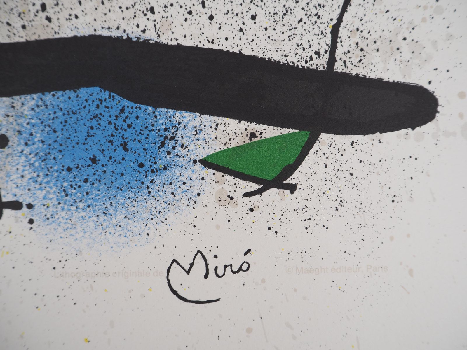 Joan Mirósurrealist Garden   Original Lithograph, Signed In The Plate   Mourlot 9501974 photo furniture