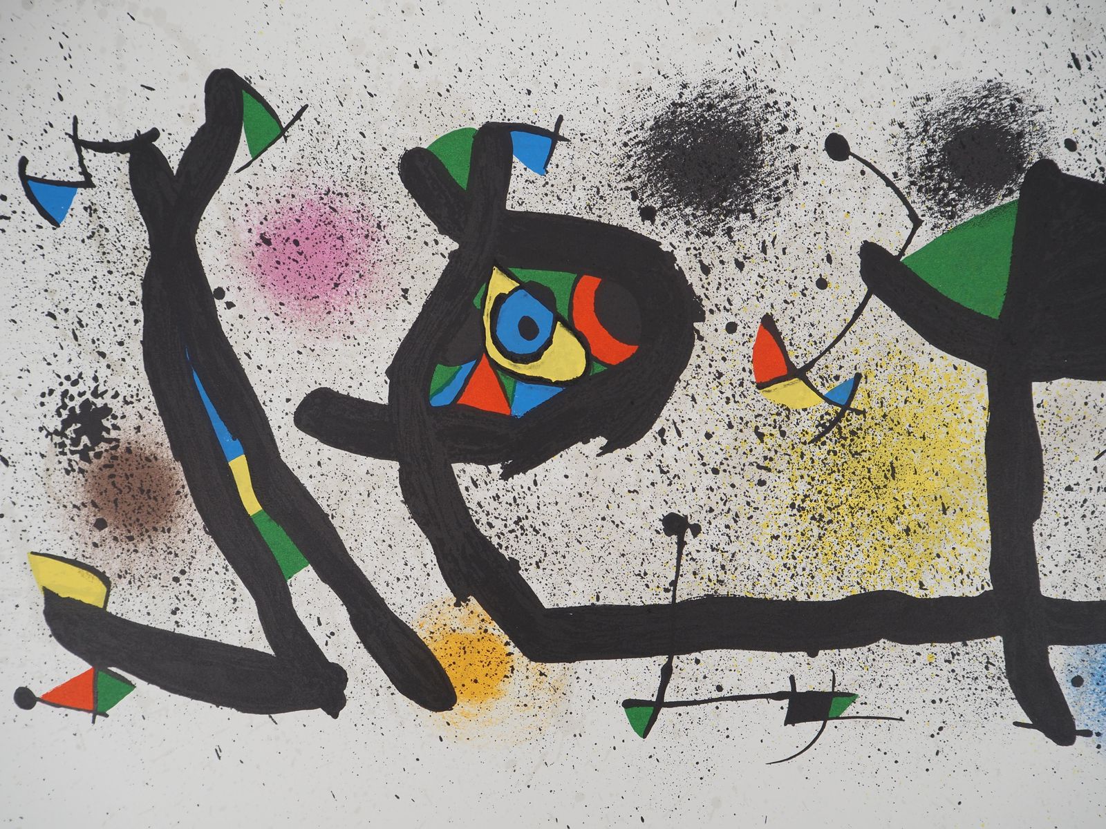 Joan Mirósurrealist Garden   Original Lithograph, Signed In The Plate   Mourlot 9501974 photo Art