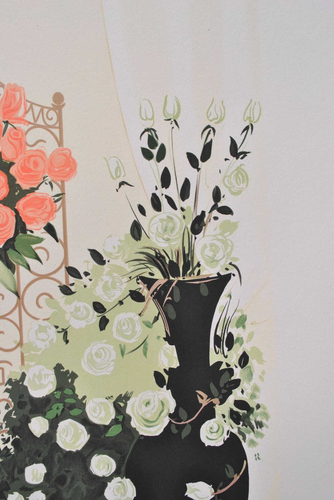 Serge Vergezvenice : Bride With Bouquet   Original Lithograph, Handsigned & Ltd /2501982 photo buy