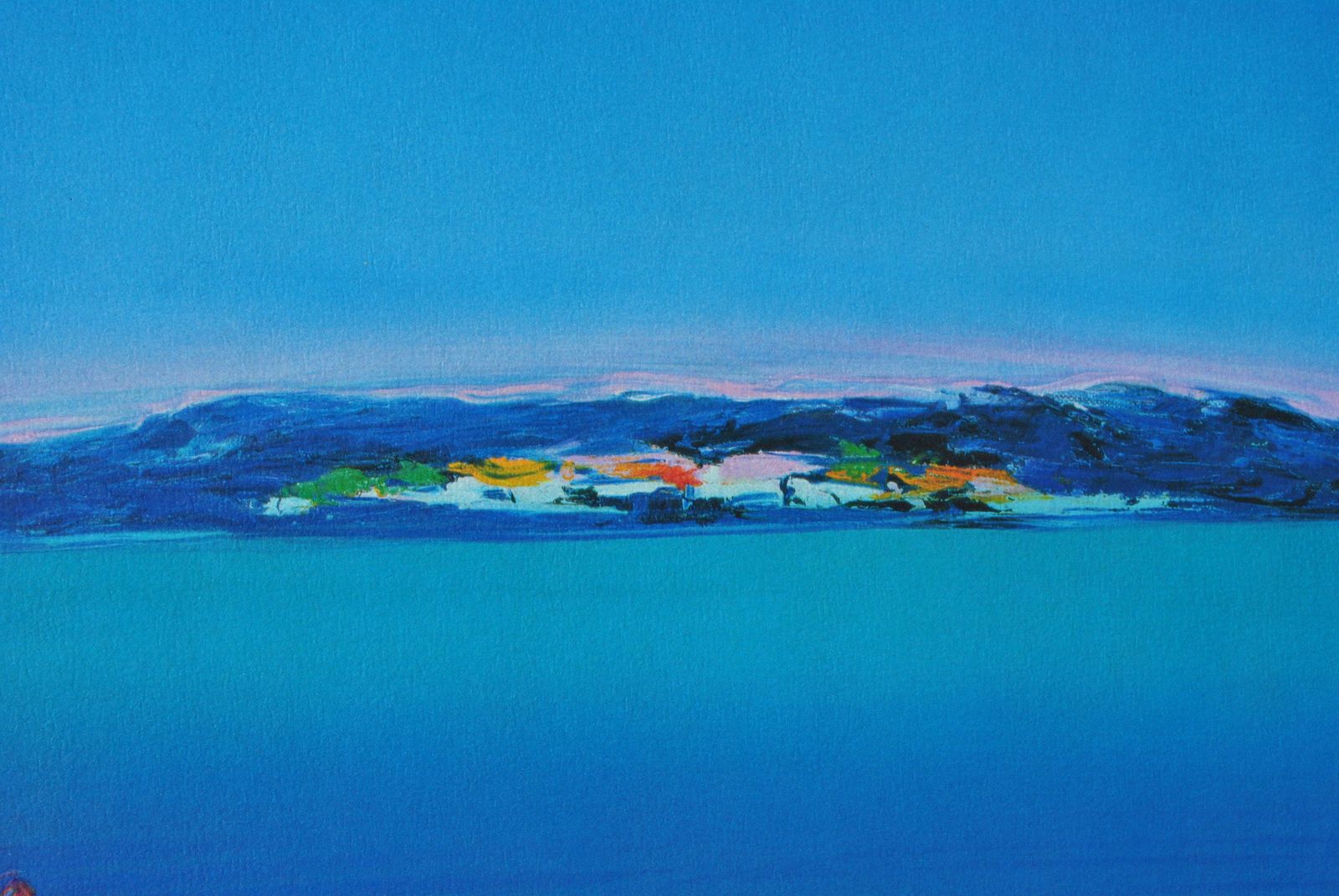 photo for sale Serge Fenechriviera : Flowers At Santorini   Original Lithograph, Handsigned & Ltd /3901982