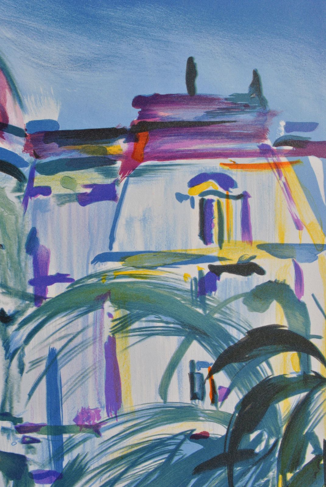 Art Pierre Bellierriviera : Negresco Palace   Original Lithograph, Handsigned & Ltd /2501982 photo