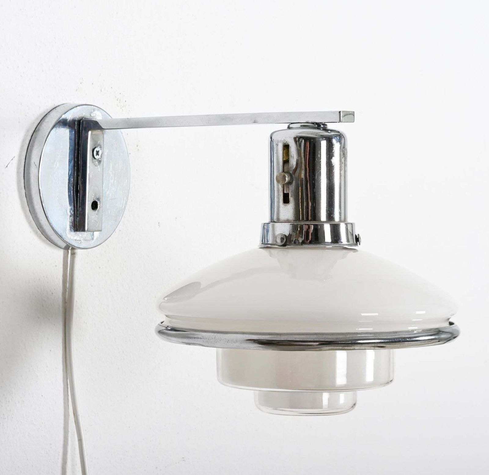 Rare Megaphos Sistrah Wall Lamp By C.F Otto Mueller photo Lighting