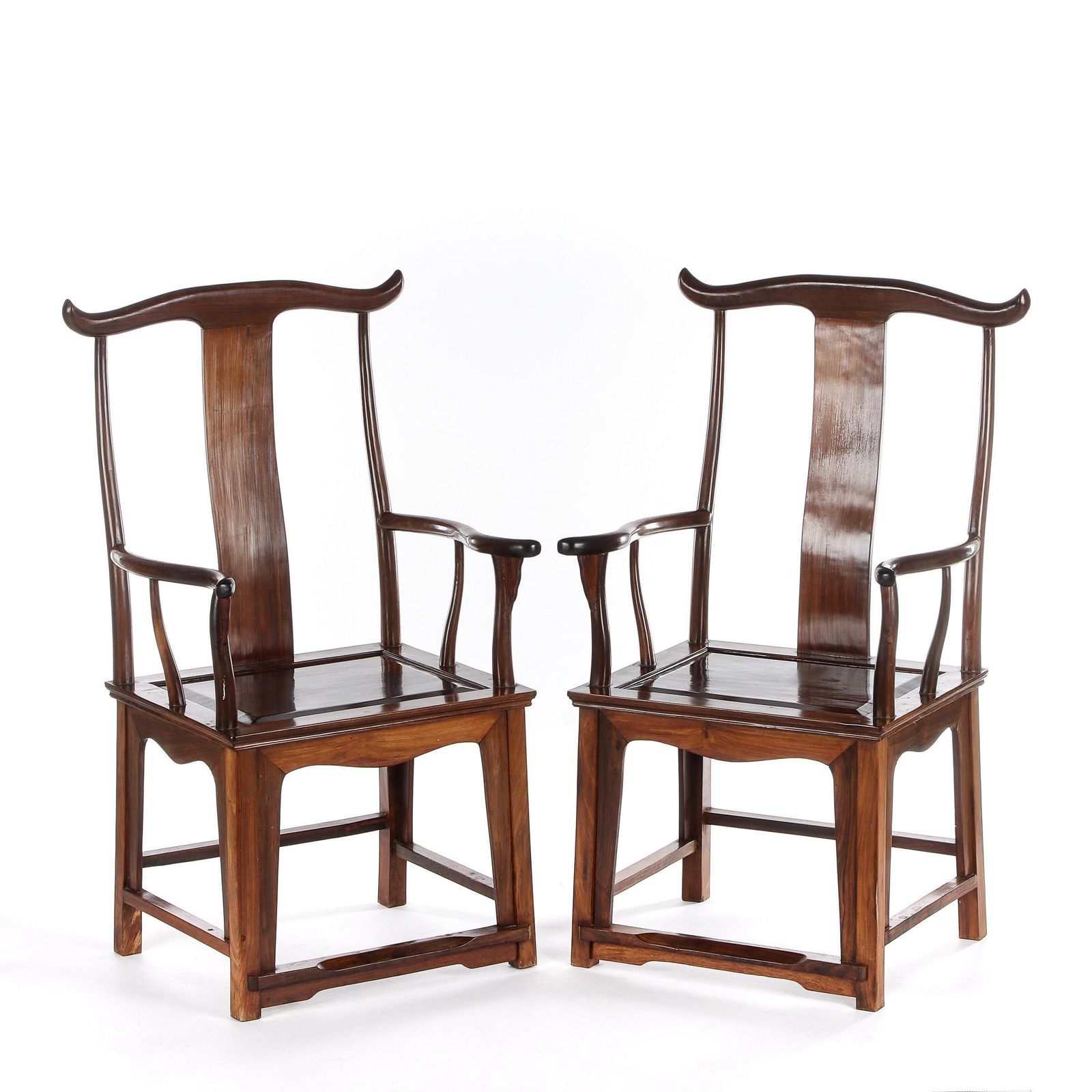 Set Of Two Chinese Huanghuali Side Chairs photo furniture
