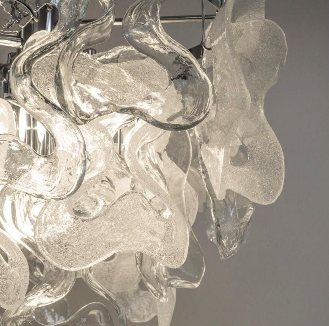 Austrian Midcentury Murano Glass "Catena" Chandelier By Kalmar, 1970s photo buy
