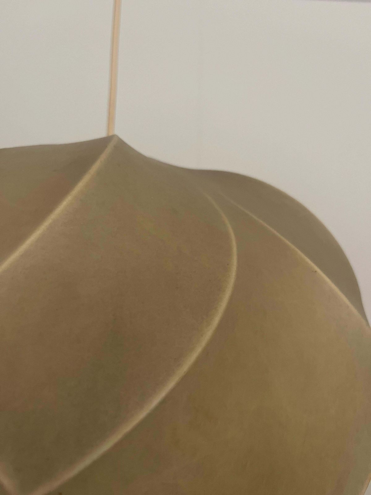 Lighting German Mid Century Cocoon Chandelier By Friedel Wauer For Goldkant, 1960s photo