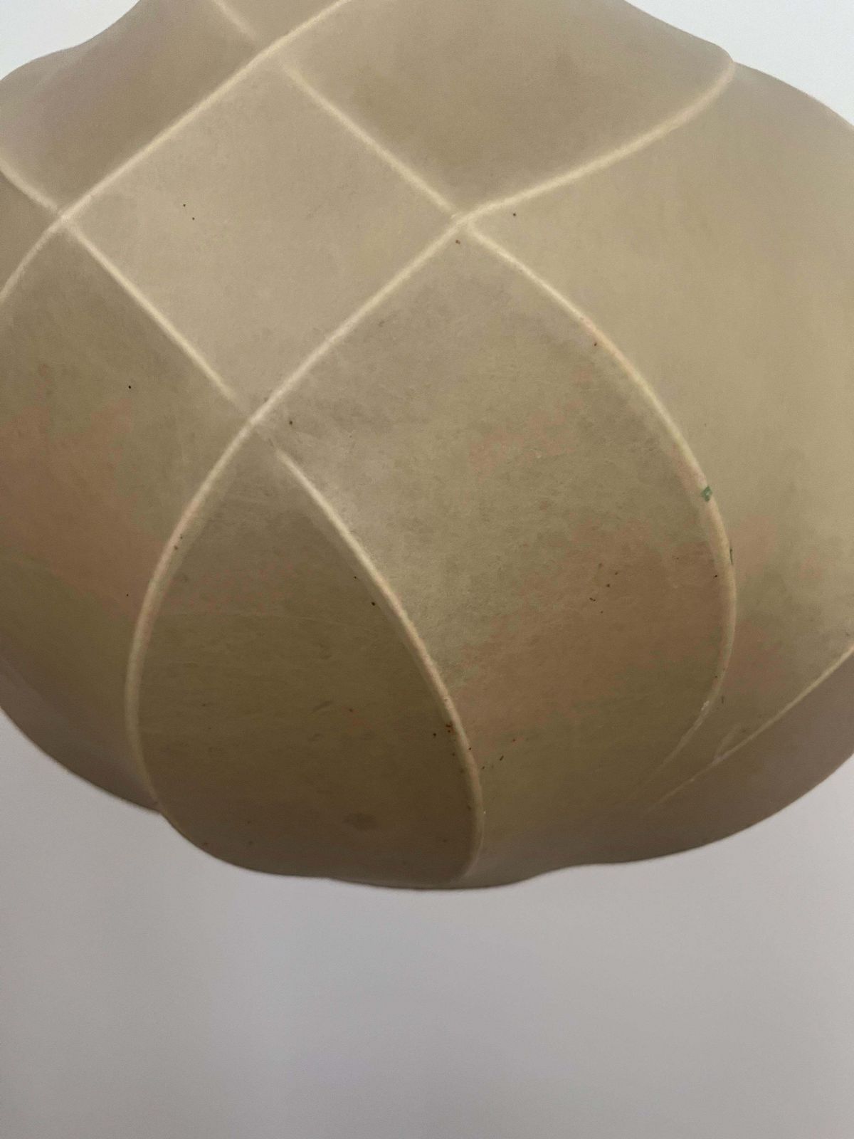 1938.0 German Mid Century Cocoon Chandelier By Friedel Wauer For Goldkant, 1960s photo