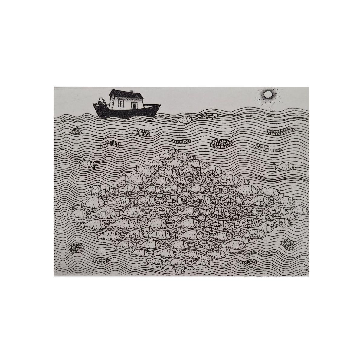 Jerzy Dmitrukthe Wish Coming True   21st Century, Contemporary Etching, Black And White2009