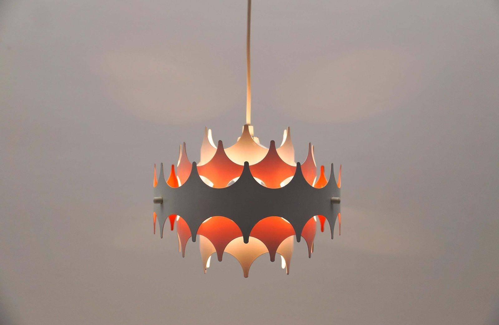 Space Age Brutalist Ceiling Lamp By Doria Leuchten, 1960s Germany photo Lighting