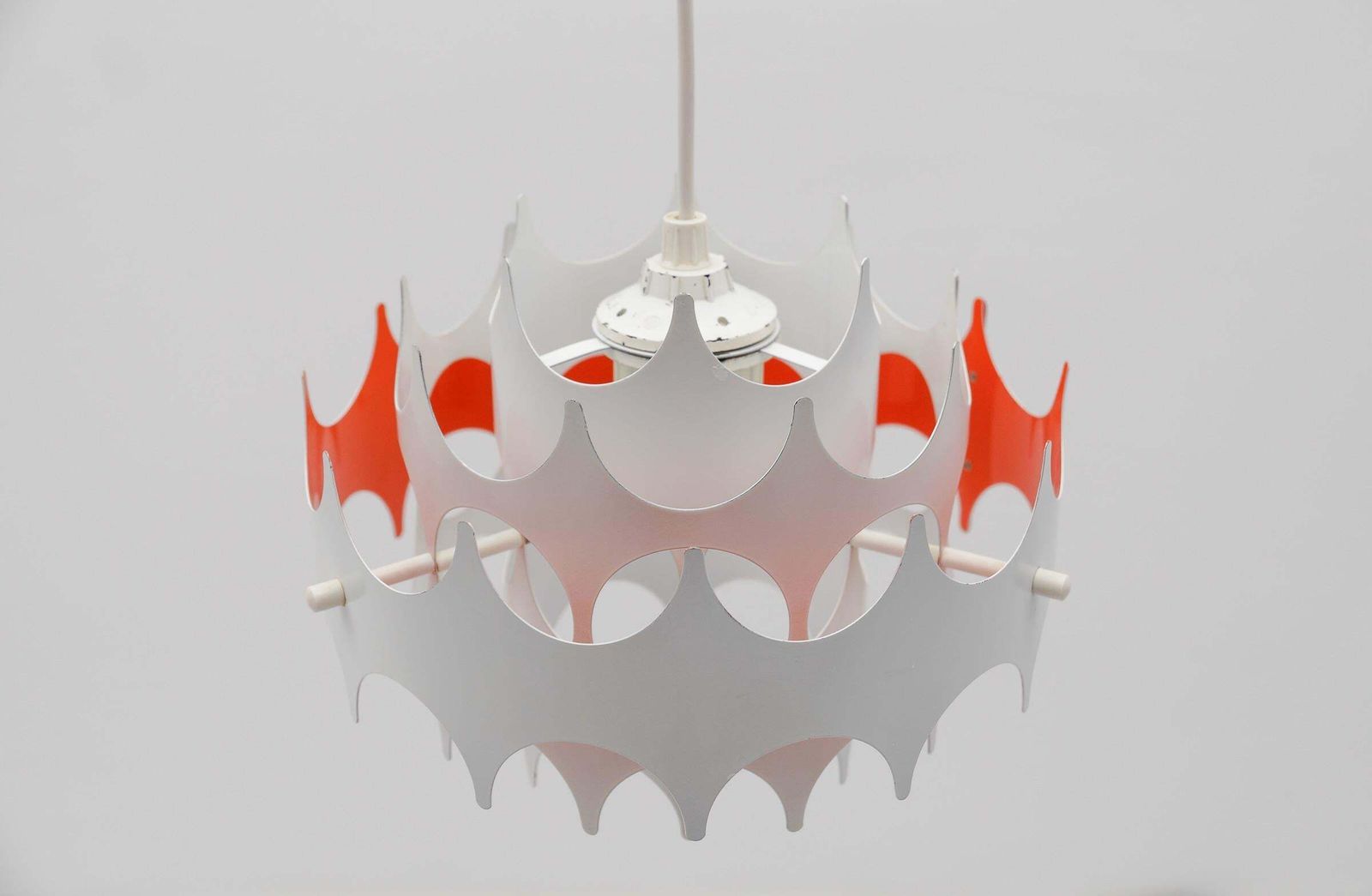 Lighting Space Age Brutalist Ceiling Lamp By Doria Leuchten, 1960s Germany photo