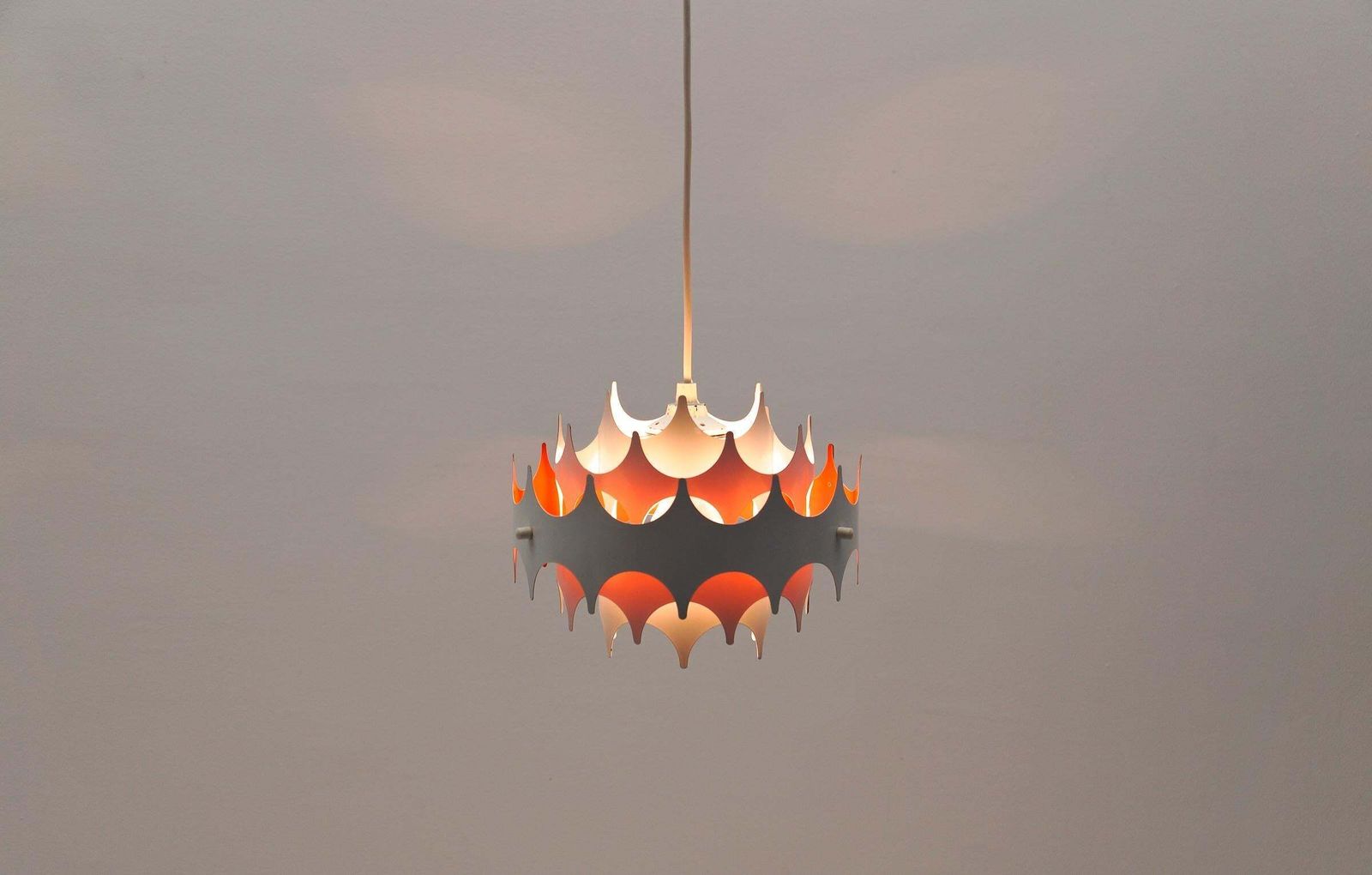 795.0 Space Age Brutalist Ceiling Lamp By Doria Leuchten, 1960s Germany photo
