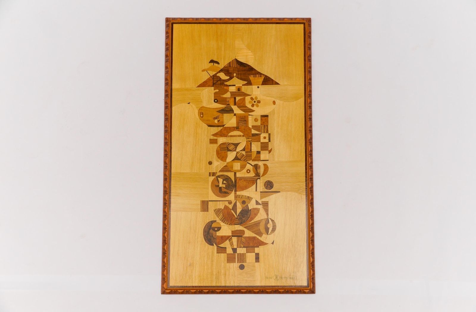 photo furniture Awesome Handmade Wooden Inlays Wall Art By Artist Rene Berg, 1975 Germany