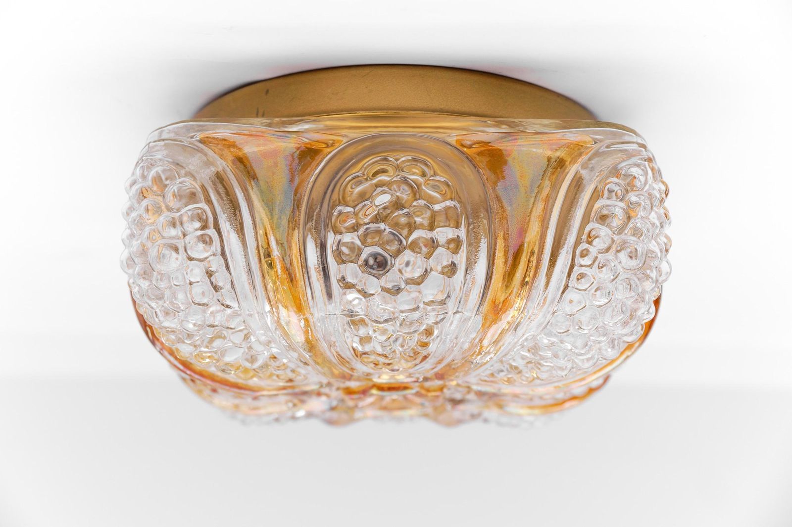 photo vinterior Pair Of Bubble Glass Wall Lamps Or Flush Mounts, 1960s Limburg