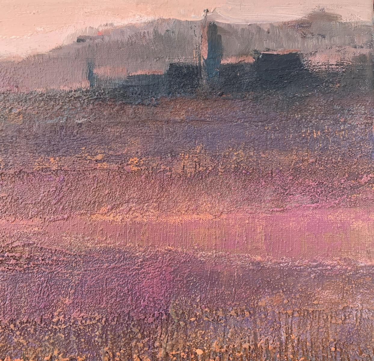 Katarzyna Zwolińskain The Distance. Contemporary Landscape Painting, Texture, Polish Art2021 photo Art