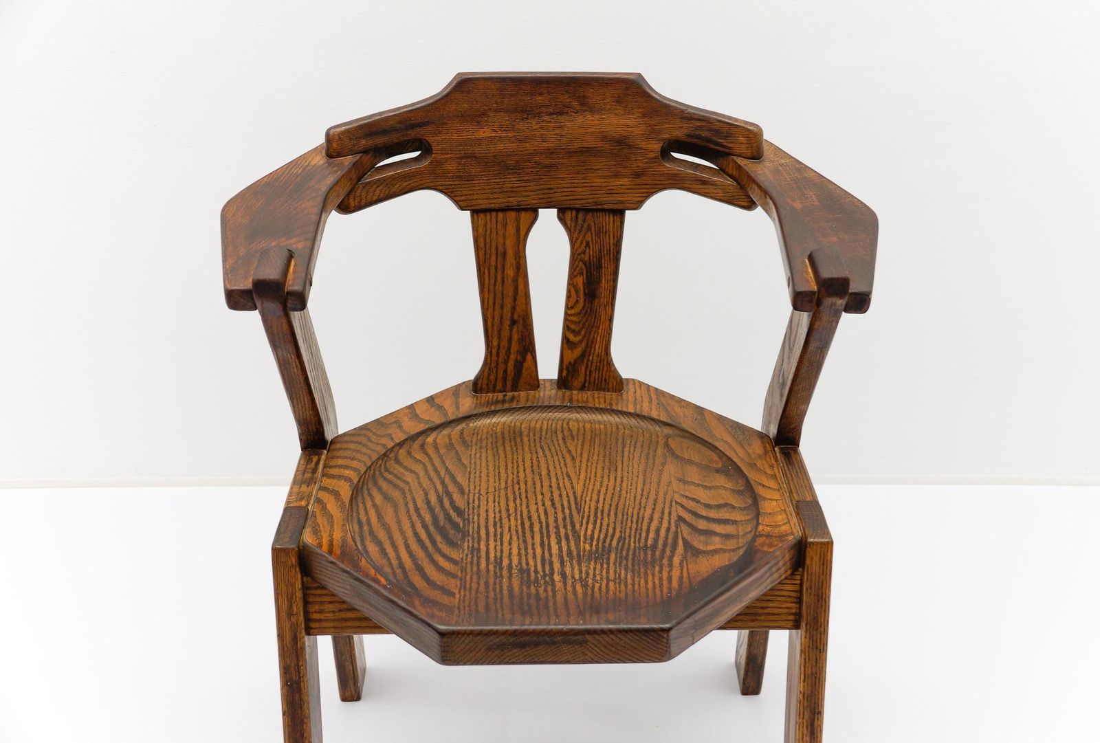 photo furniture French Provincial Oak Chair, 1960s Mid Century Modern