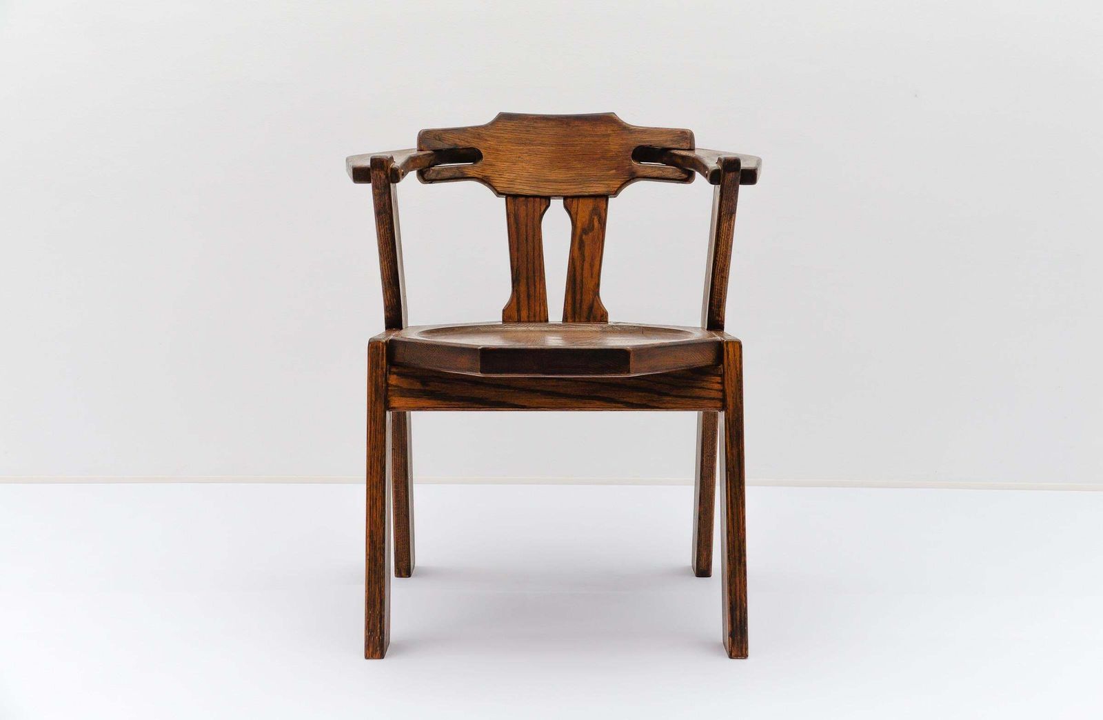 French Provincial Oak Chair, 1960s Mid Century Modern photo furniture