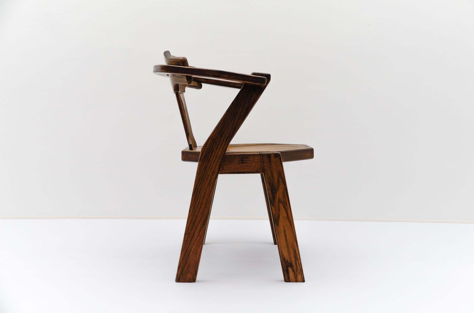 photo furniture French Provincial Oak Chair, 1960s Mid Century Modern