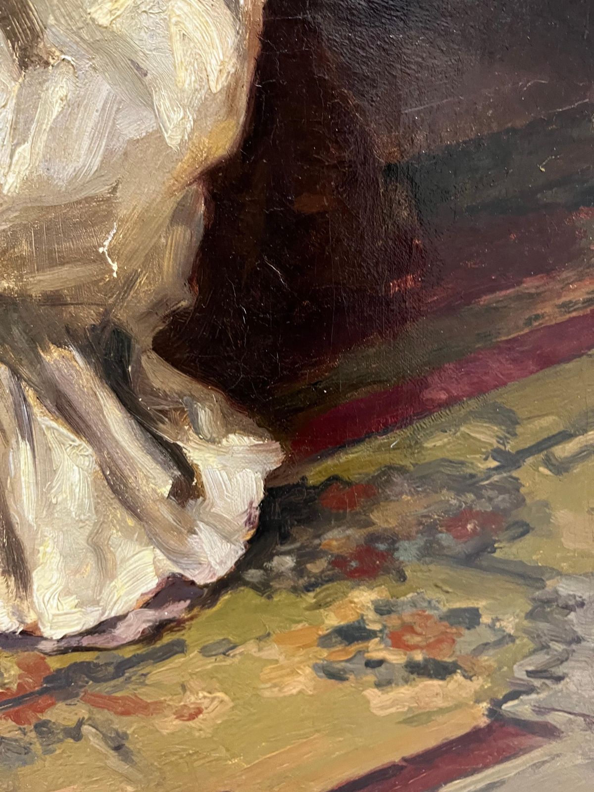 Art Ernest Jean Joseph Godfrinonelegant Woman In The Living Room , Impressionist, Woman, Interior, 19 Th 1898ca1898 photo