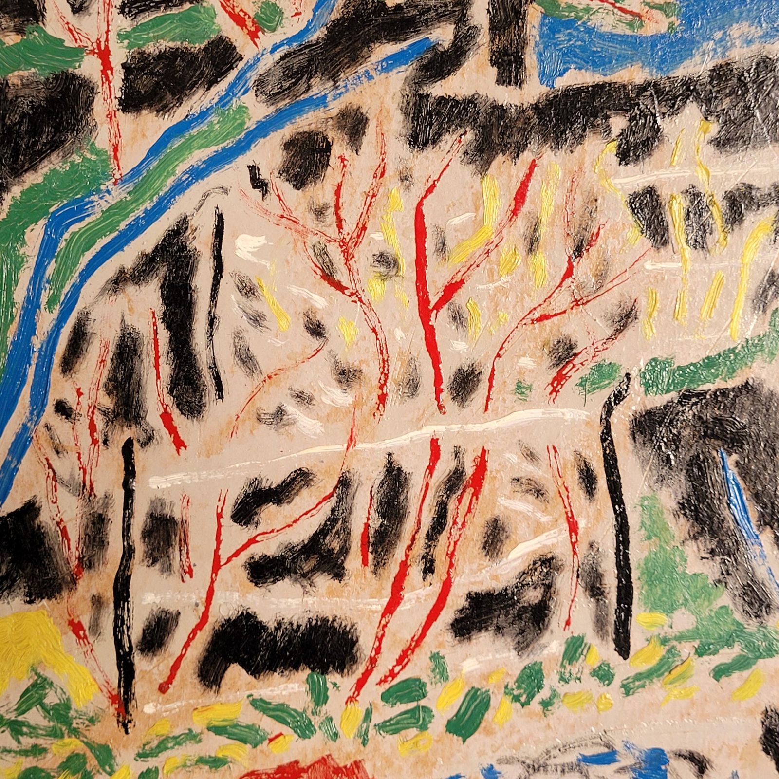 photo furniture Anatoly Zverevmid Century Colourful Fauvist Inspired Garden And Landscape.1973