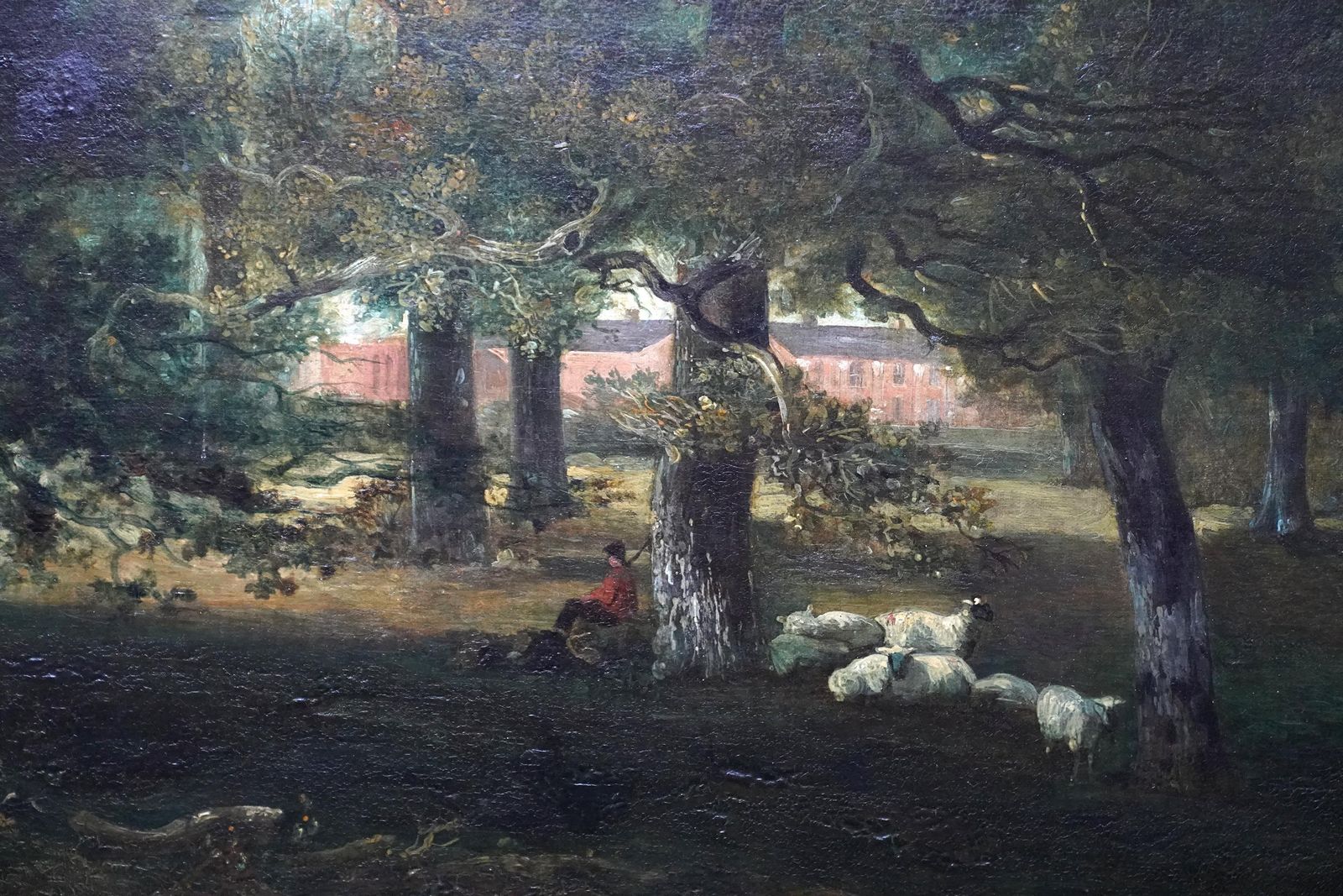 Woodland Scene Chapelfields, Norwich   British Old Master Oil Painting Aft Cromecirca 1820 photo vinterior