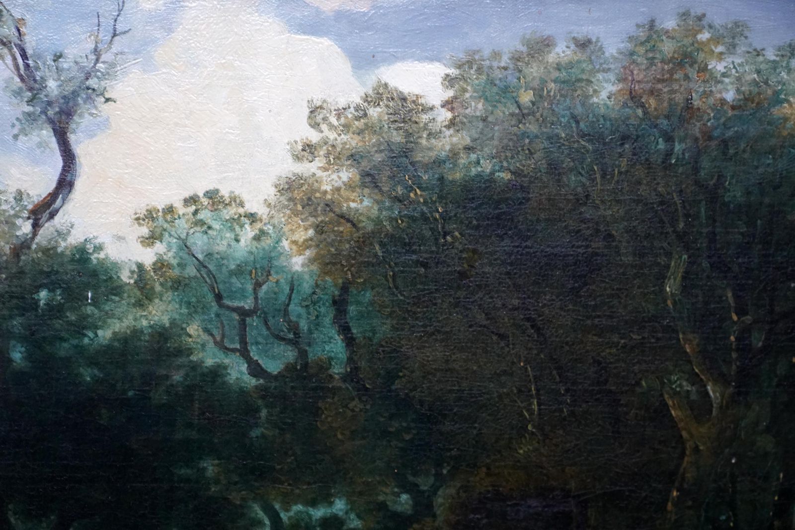 photo furniture Woodland Scene Chapelfields, Norwich   British Old Master Oil Painting Aft Cromecirca 1820
