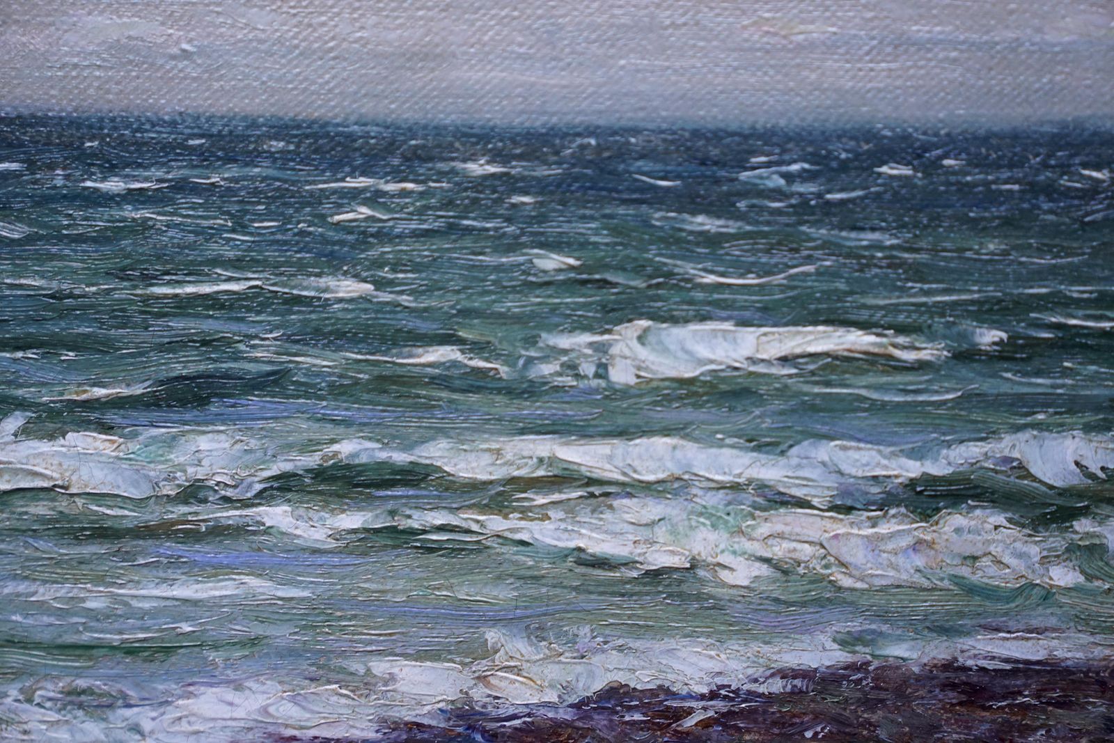 Joseph Hendersoncoastal Seascape With Children   Scottish Victorian Figurative Art Oil Paintingcirca 1880 photo vinterior