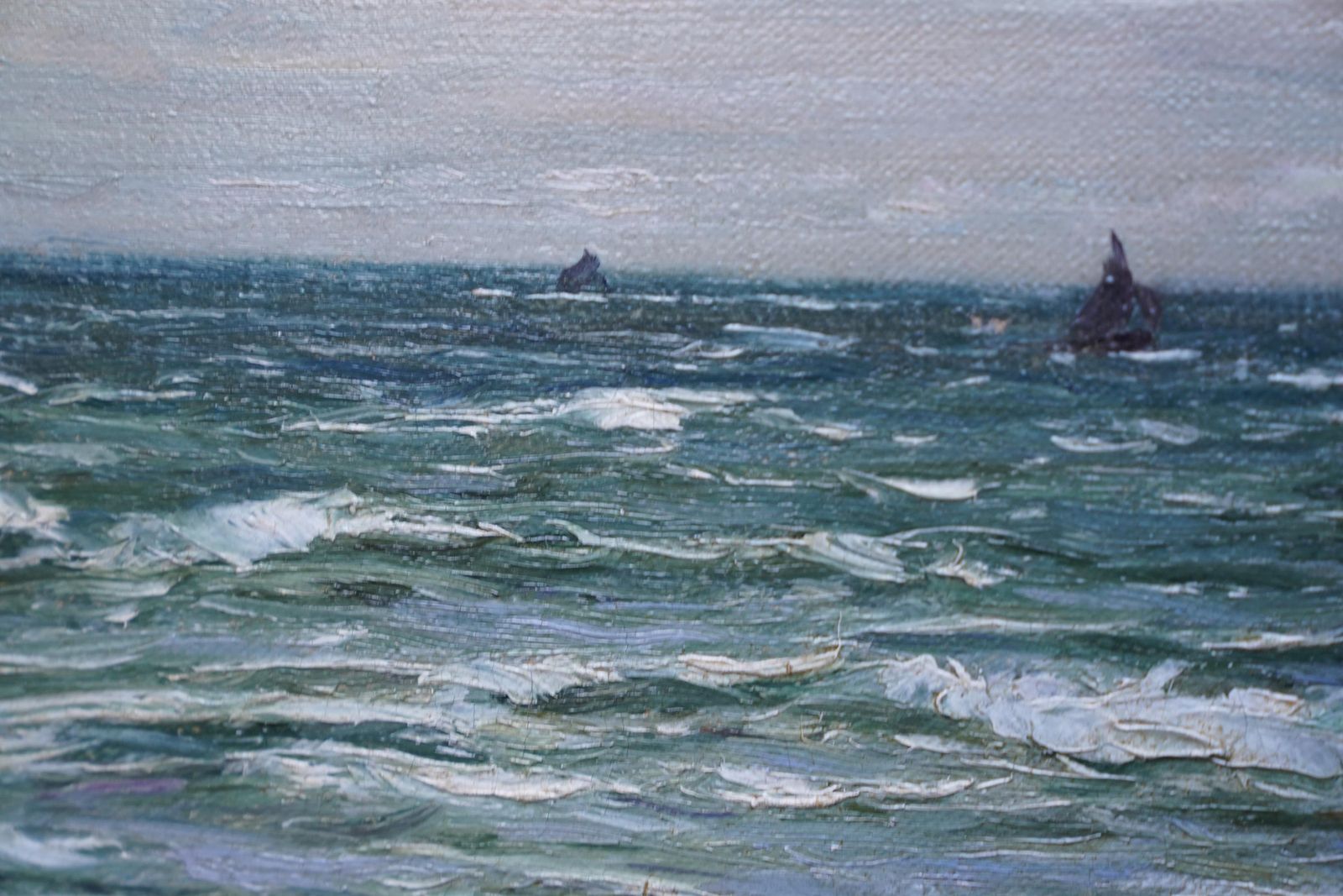 Joseph Hendersoncoastal Seascape With Children   Scottish Victorian Figurative Art Oil Paintingcirca 1880 photo buy