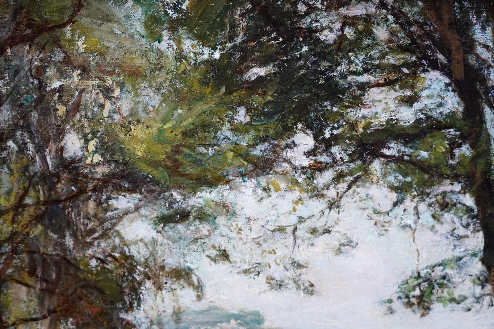photo for sale Charles Lawton Wingatelandscape With Village   Scottish Edwardian Impressionist Art Oil Paintingcirca 1910