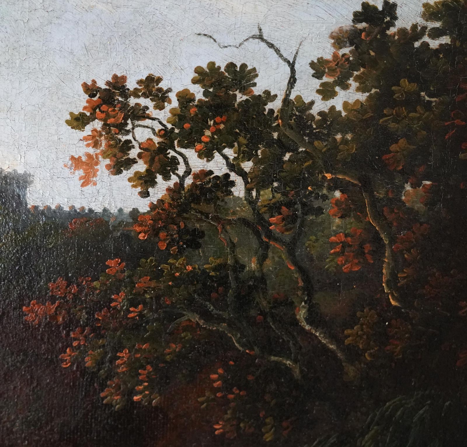 Art Capriccio Tivoli Landscape   British 18th Century Old Master Art Oil Paintingcirca 1770 photo