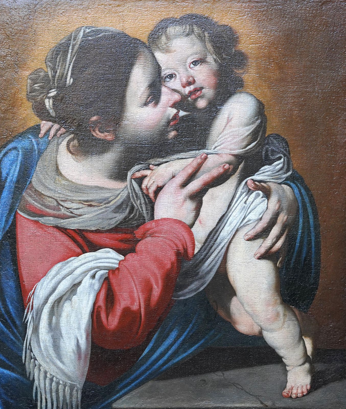 photo buy Madonna And Child   Italian 17th Century Religious Old Master Art Oil Paintingcirca 1640