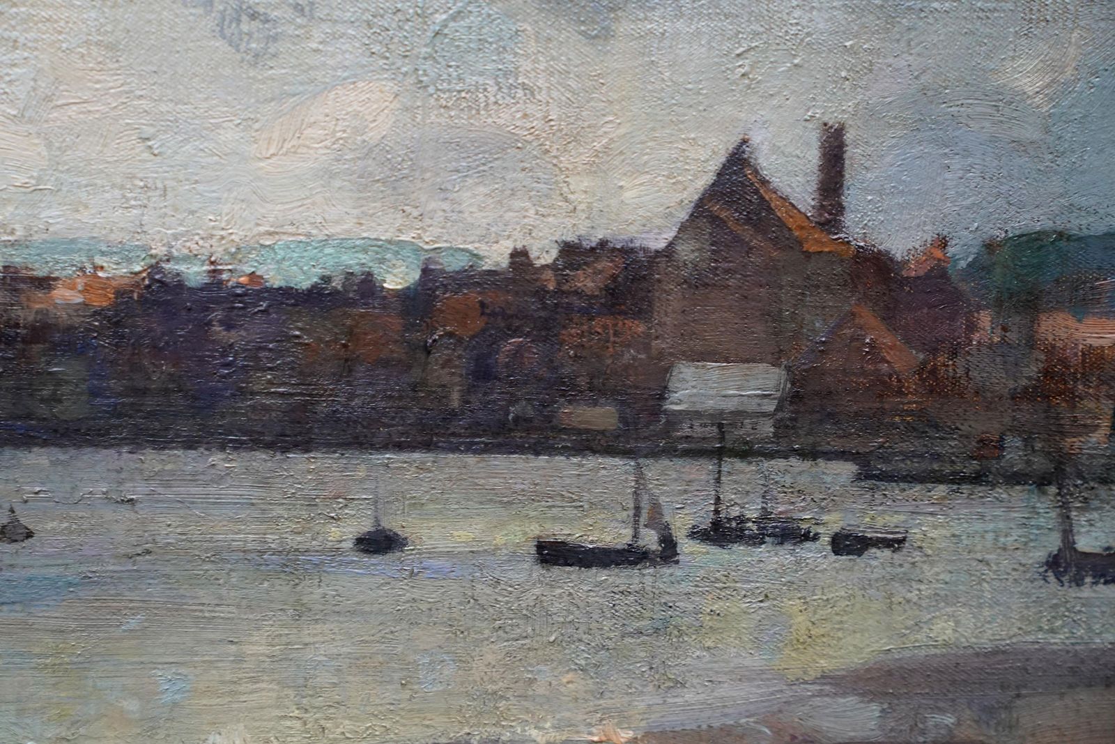 John Alfred Arnesby Brownthe Channel Wells Next The Sea Norfolk Landscape   British 1931 Exh Oil Paintingcirca 1910 photo 22435.0
