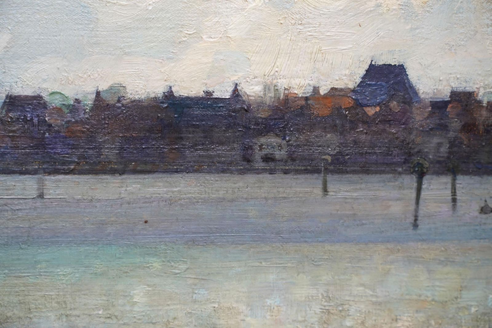 John Alfred Arnesby Brownthe Channel Wells Next The Sea Norfolk Landscape   British 1931 Exh Oil Paintingcirca 1910 photo vinterior