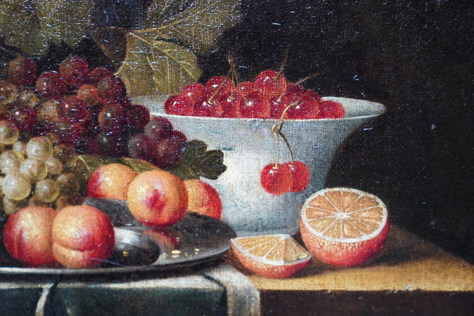 Still Life Of Fruit   Dutch 17th Century Art Old Master Still Life Oil Paintingcirca 1660 photo for sale