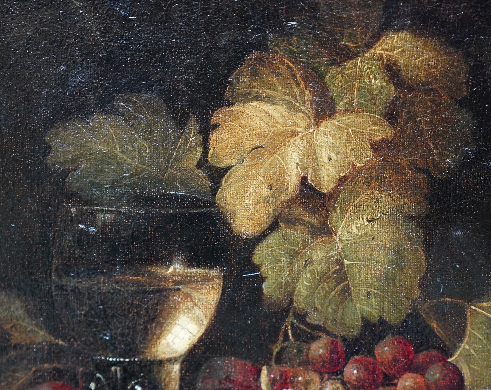 Still Life Of Fruit   Dutch 17th Century Art Old Master Still Life Oil Paintingcirca 1660 photo vintage