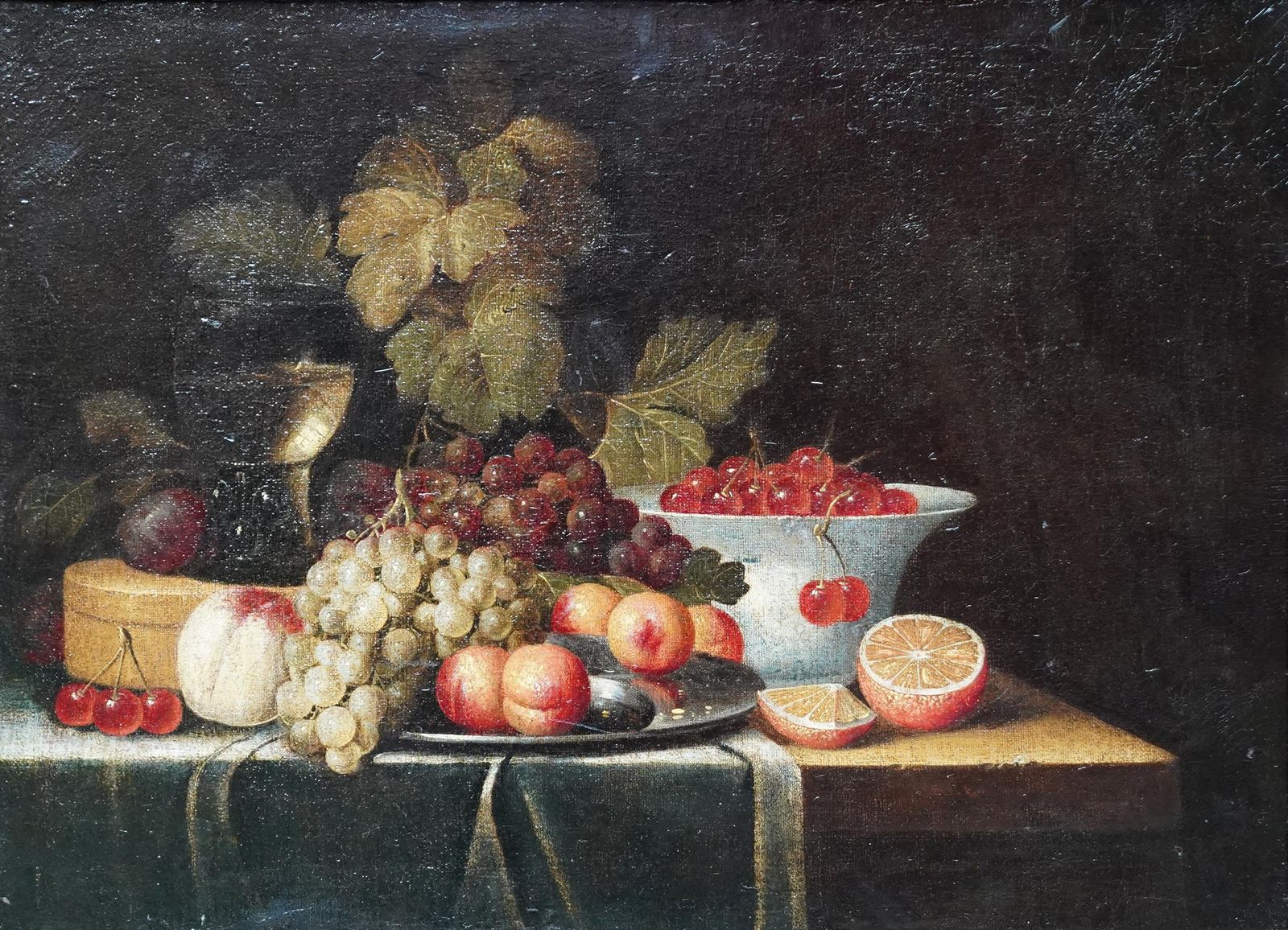 photo furniture Still Life Of Fruit   Dutch 17th Century Art Old Master Still Life Oil Paintingcirca 1660