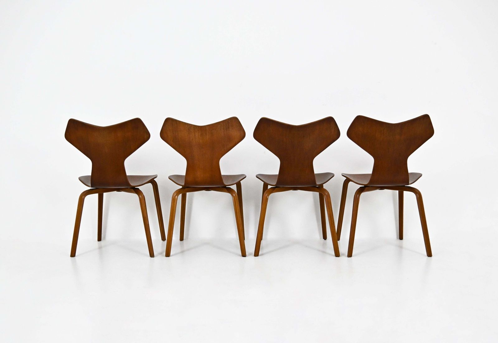 Dining Set By Arne Jacobsen For Fritz Hansen, 1950s photo buy